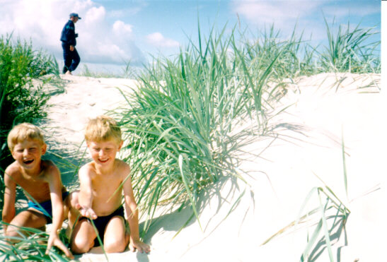 Childs at Nida's beache
