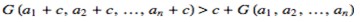 Geometric mean dependency